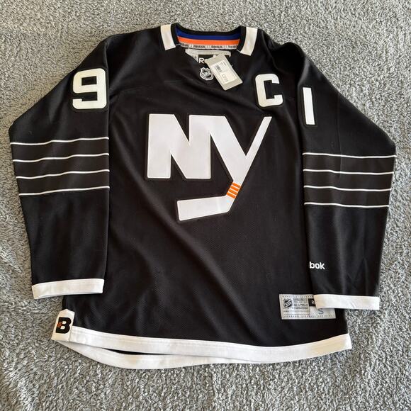 Reebok Other - NWT 2015 Reebok John Tavares NHL New York Islanders Black Alt Hockey Jersey Sz S